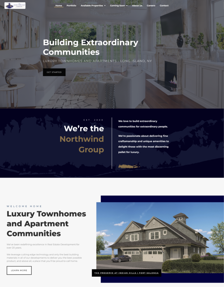 Northwind Home Page screenshot