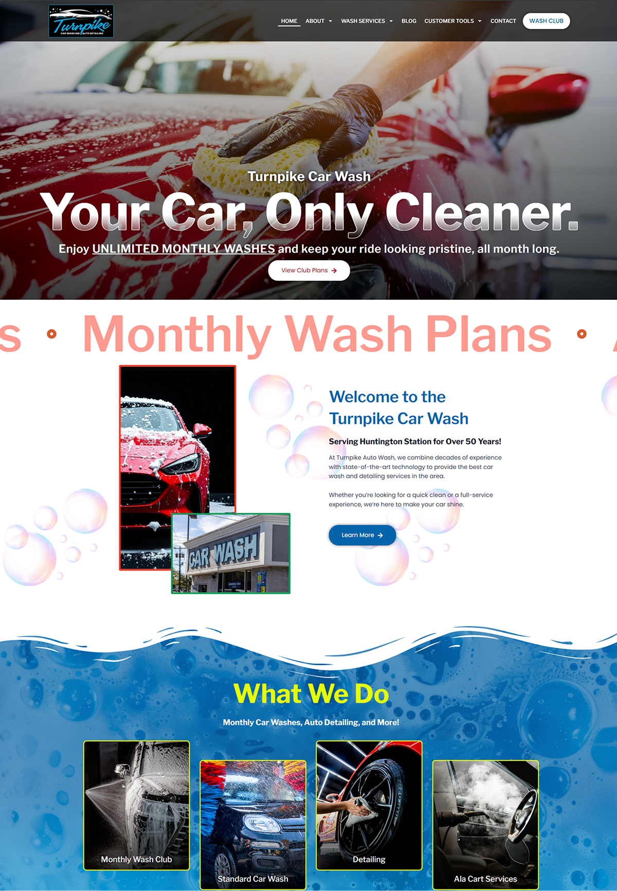 Turnpike Car Wash Home Page